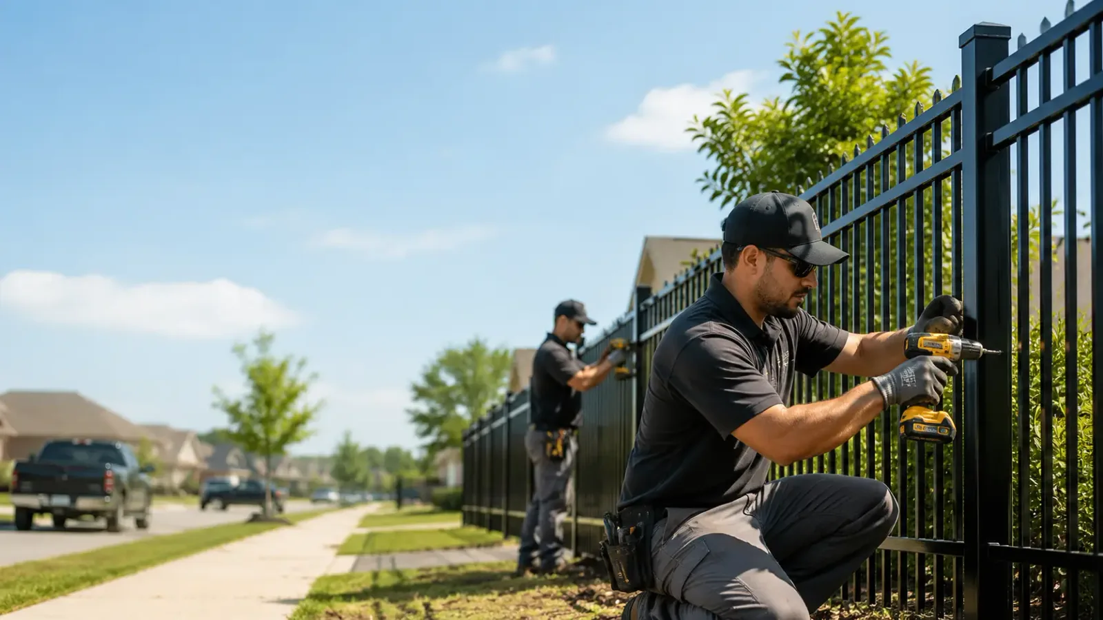 Metal Fence Installation in Syracuse, IN